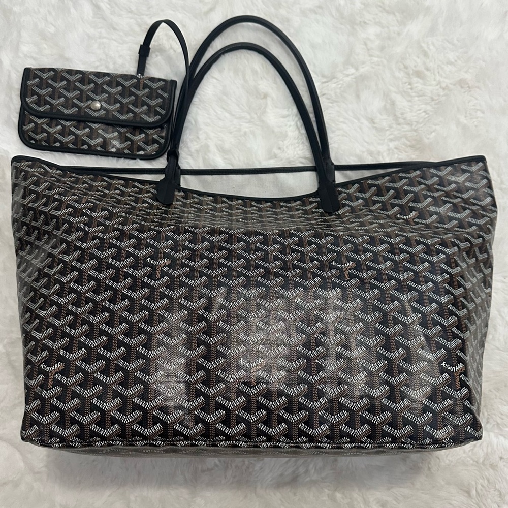 Goyard Goyardine Saint Louis GM w/ Pouch